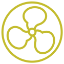 Ventilation_icon_gold ventilation icon gold